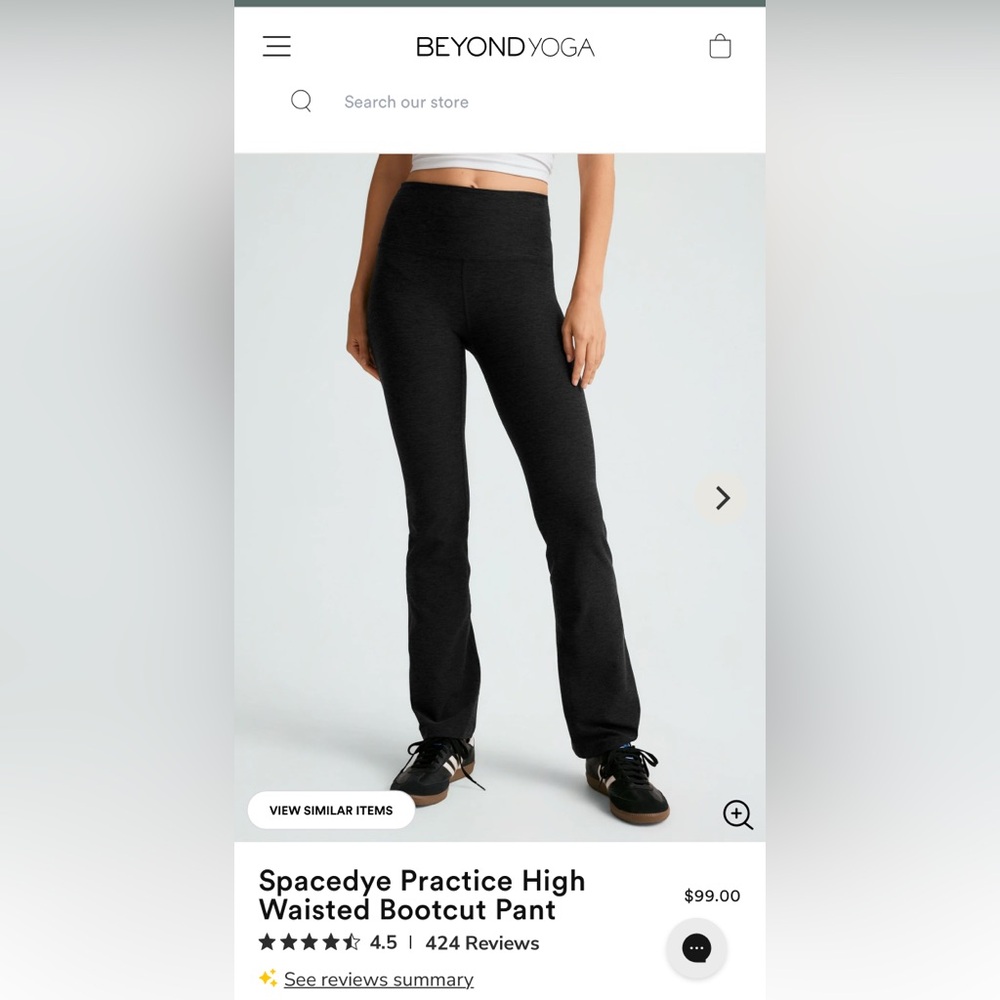 Beyond yoga practice pant.